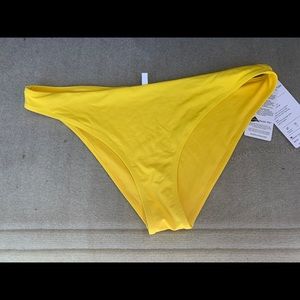 Athleta yellow bikini bottoms